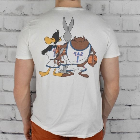 Looney Tunes Tune Squad Space Jam Licensed Basketball Graphic Tee - Picture 3 of 4